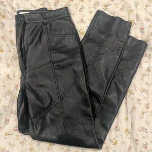 Aritzia leather pants
